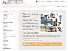 Tablet Screenshot of justinsystems.com